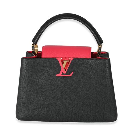 berlingot louis vuitton|LOUIS VUITTON Taurillon Capucines PM Black Rose Berlingot .